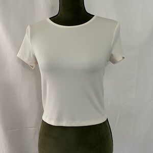 Women's Wall Flower Crop Top Size Large